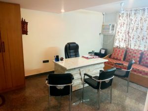 A picture of warden room with chairs of UCH girls hostel